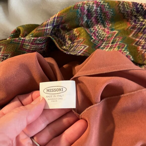 missoni orange label green mcm avant garden dress - Picture 3 of 10